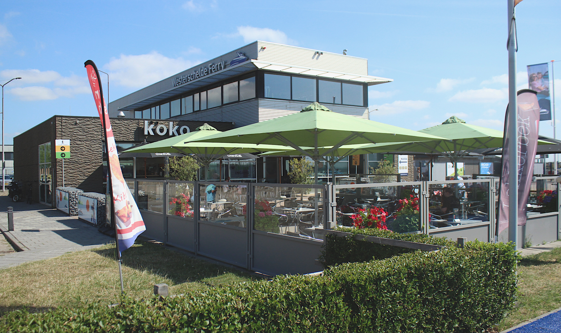 Cafetaria Koko naast de Westerschelde Ferry